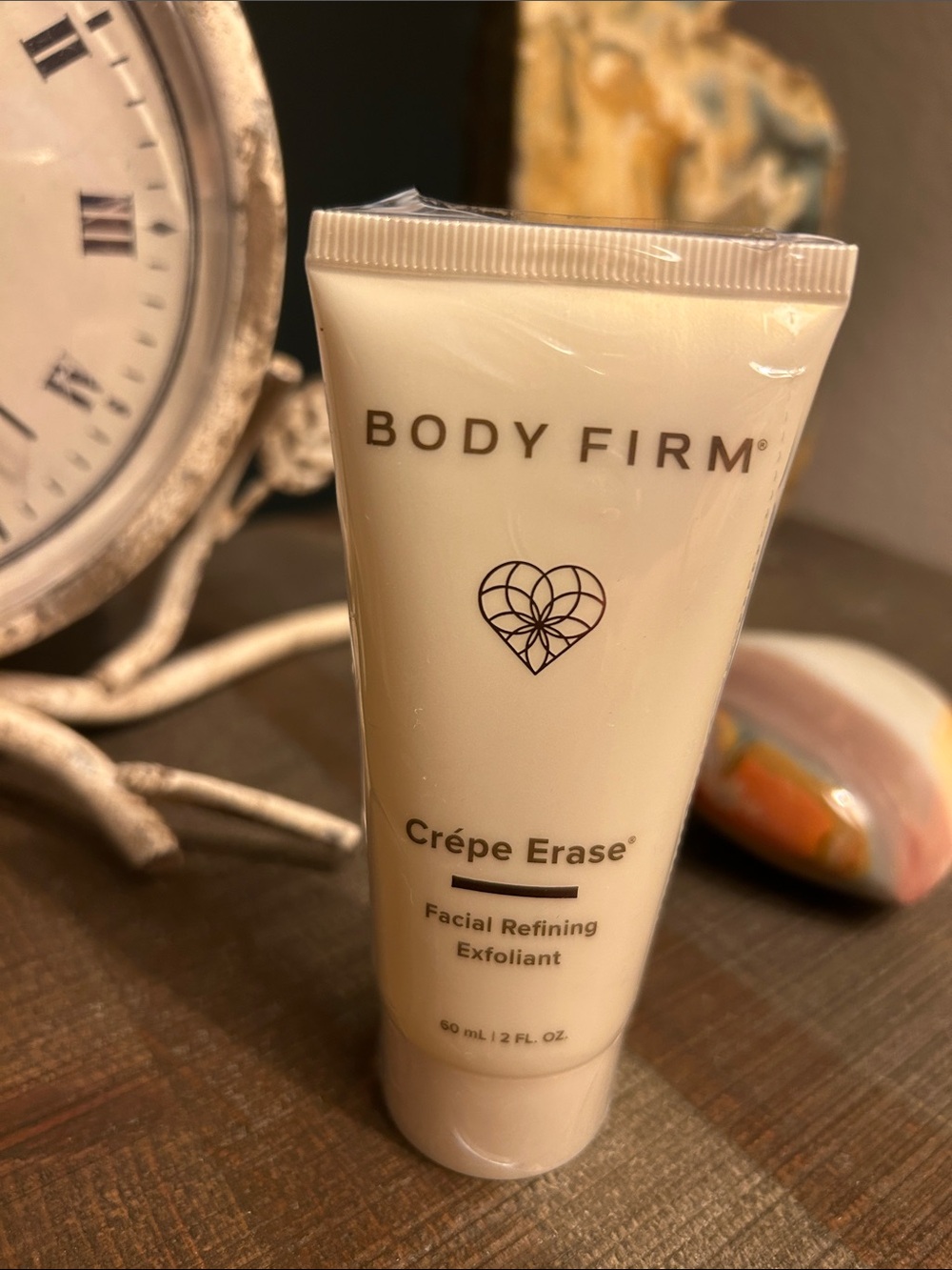 Body Firm Crêpe Erase Facial Refining Exfoliant Cream, 2 fl oz | NWT